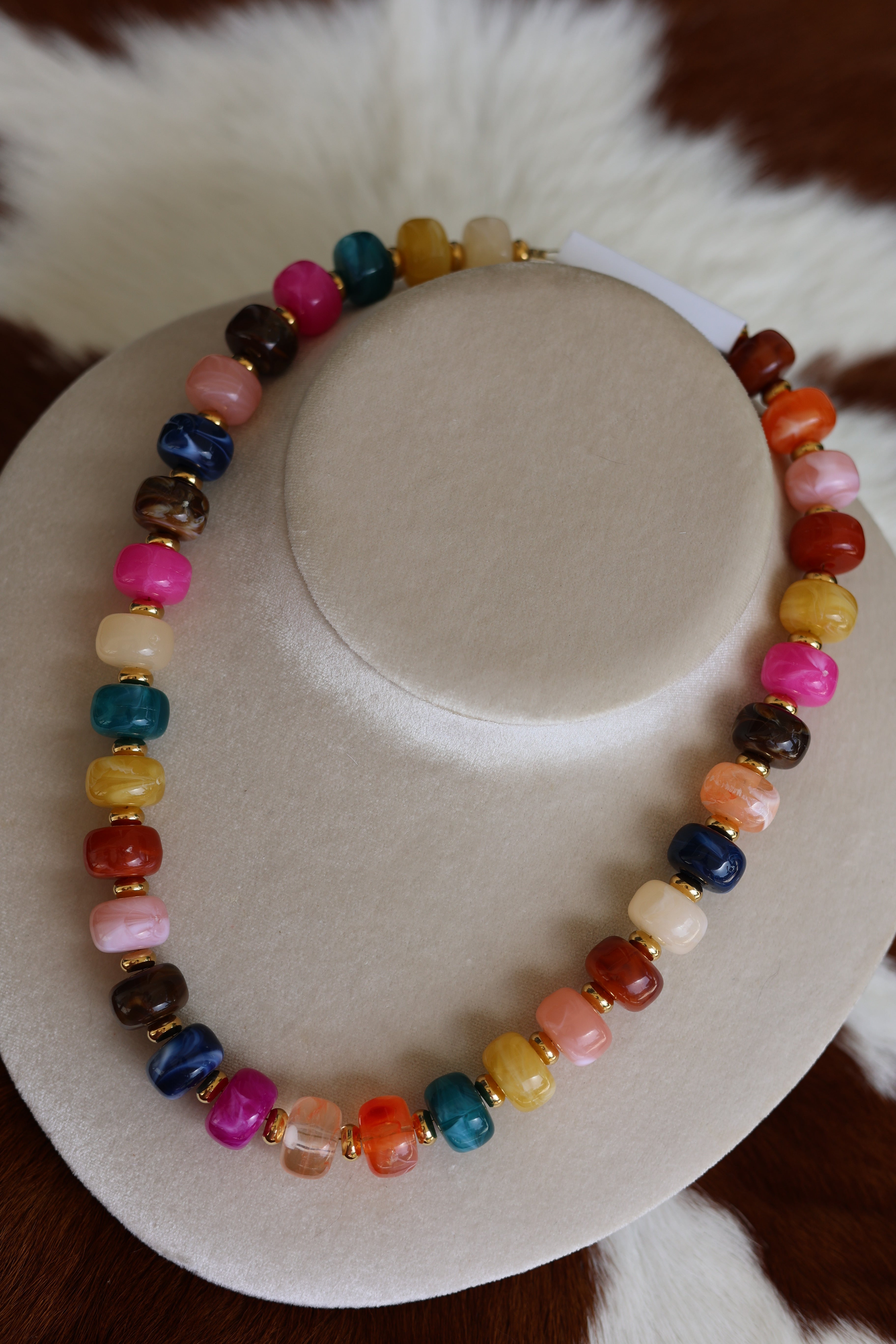 Color Crush Beaded Necklace 16-18”