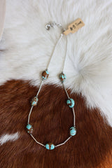 #8 Turquoise Necklace 14-16”