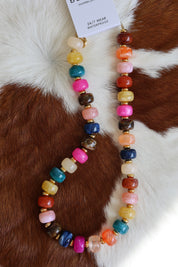 Color Crush Beaded Necklace 16-18”