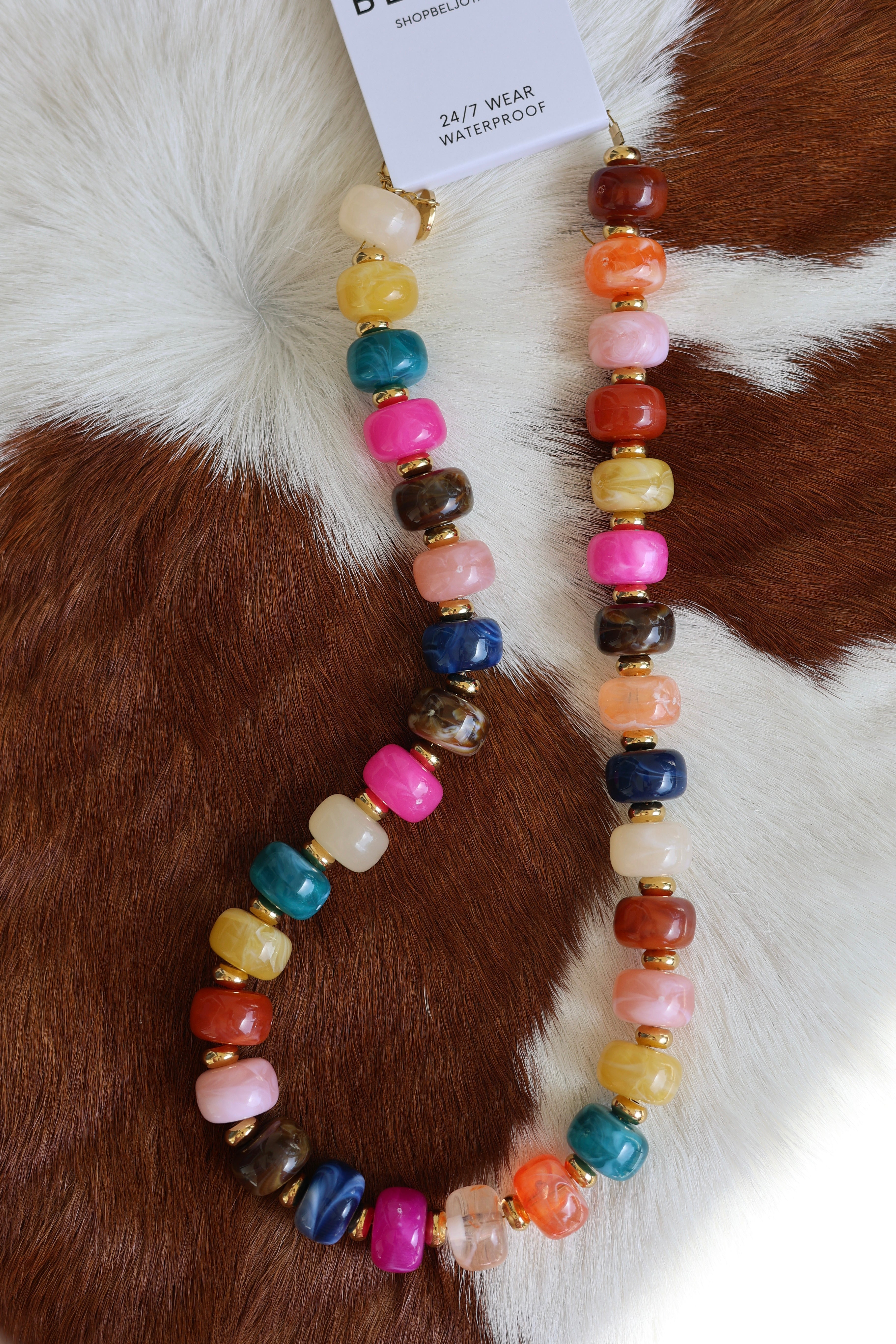 Color Crush Beaded Necklace 16-18”