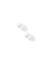 Screwback Stud Earrings - Payton Pearl White 5mm