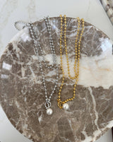 The Danielle Necklace in Silver 46”