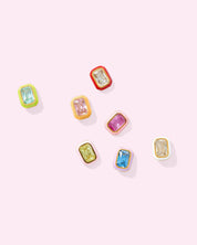 Screwback Stud Earrings - Whitney Lime Zest