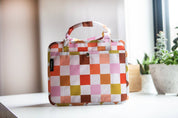 Retro Check Bible Carrier Bag