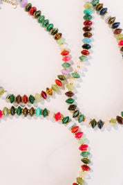 Kaleidoscope Beaded Necklace 16-18”