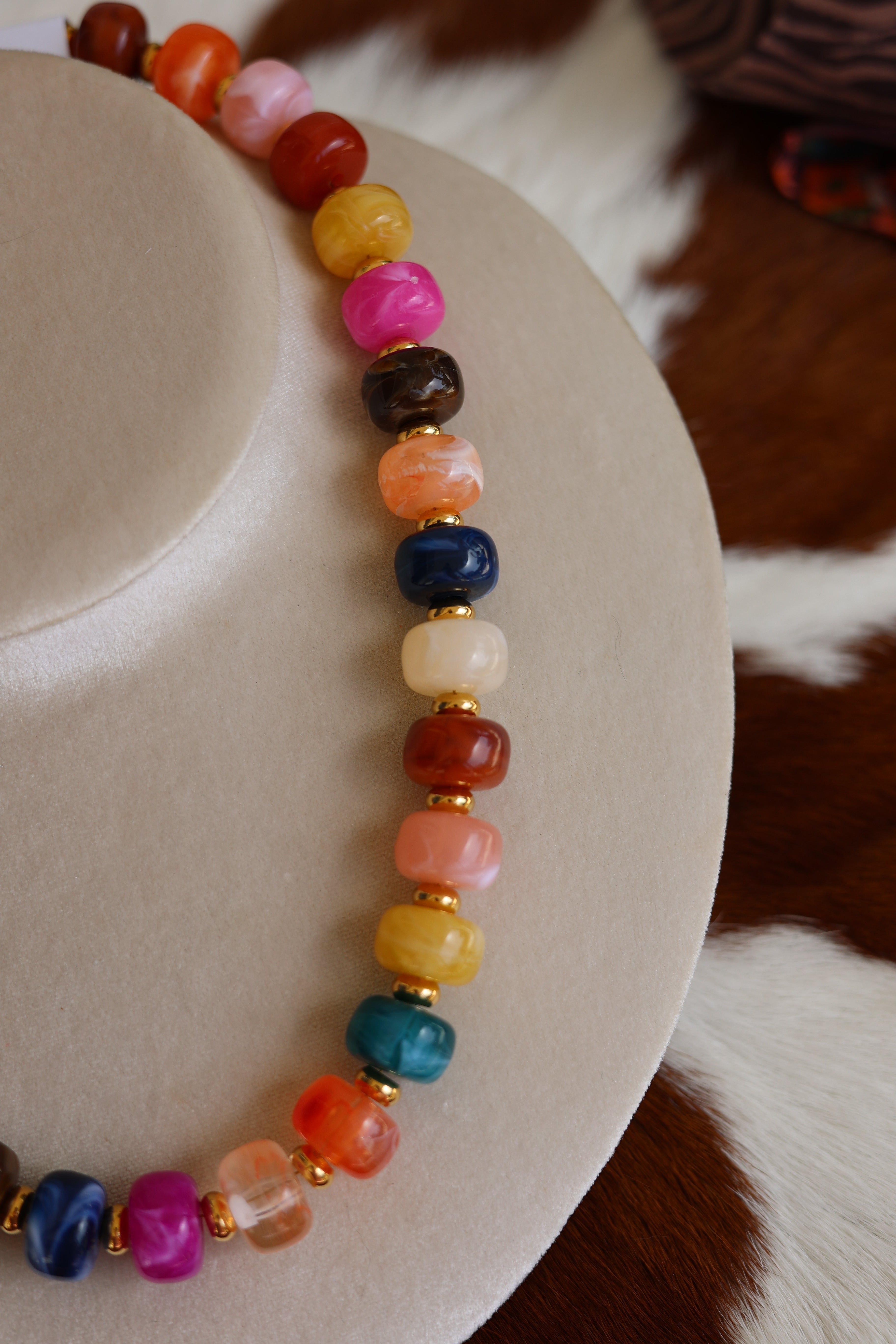 Color Crush Beaded Necklace 16-18”