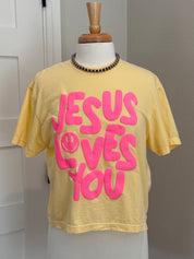 Jesus Loves You Cropped Tee