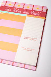 Week to Week Desk Planner