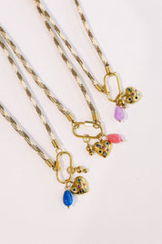 Happy Heart Cord Necklace 17-20”