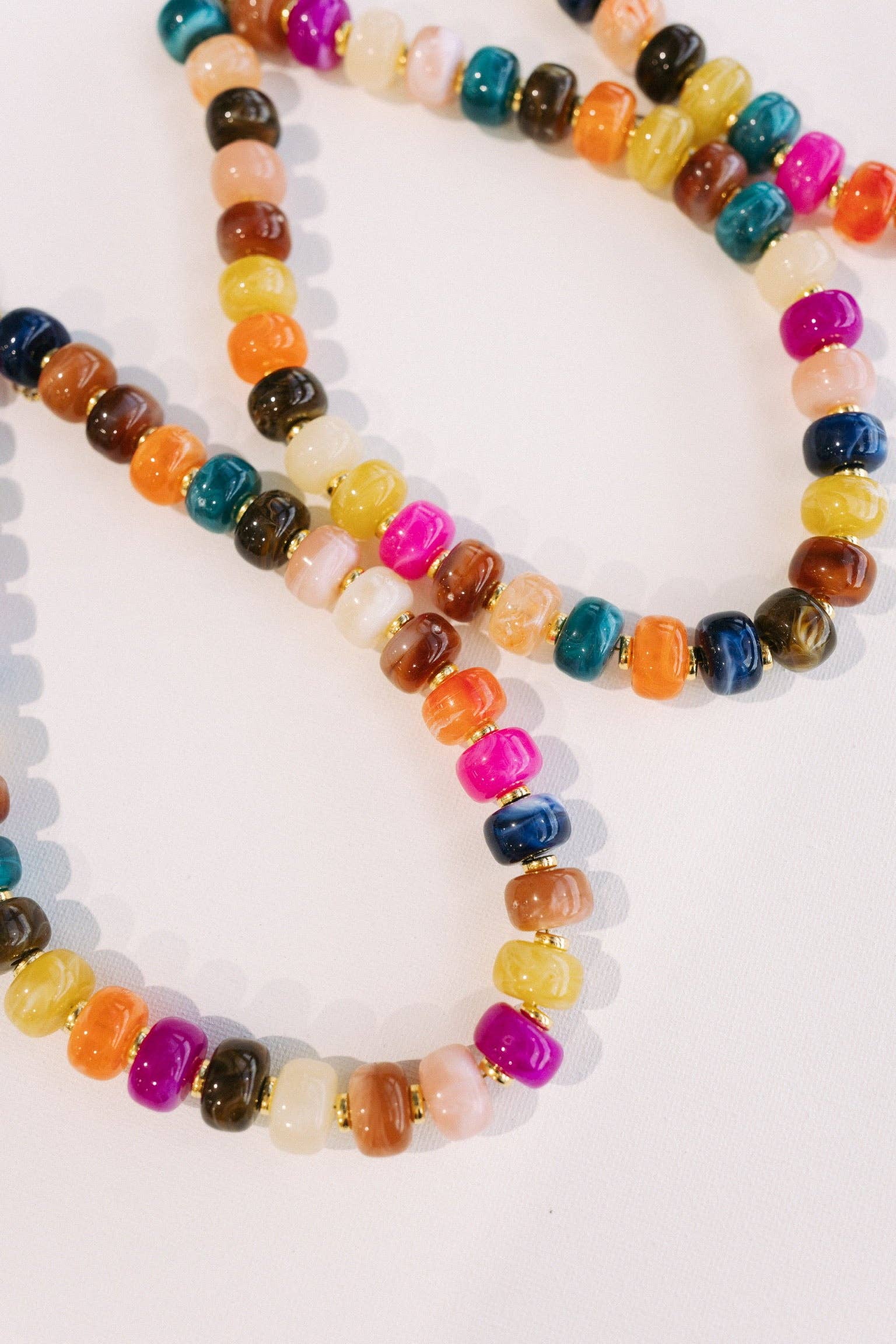 Color Crush Beaded Necklace 16-18”