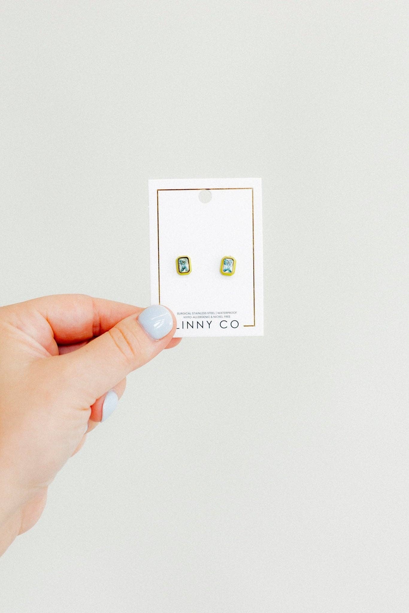 Screwback Stud Earrings - Whitney Lime Zest