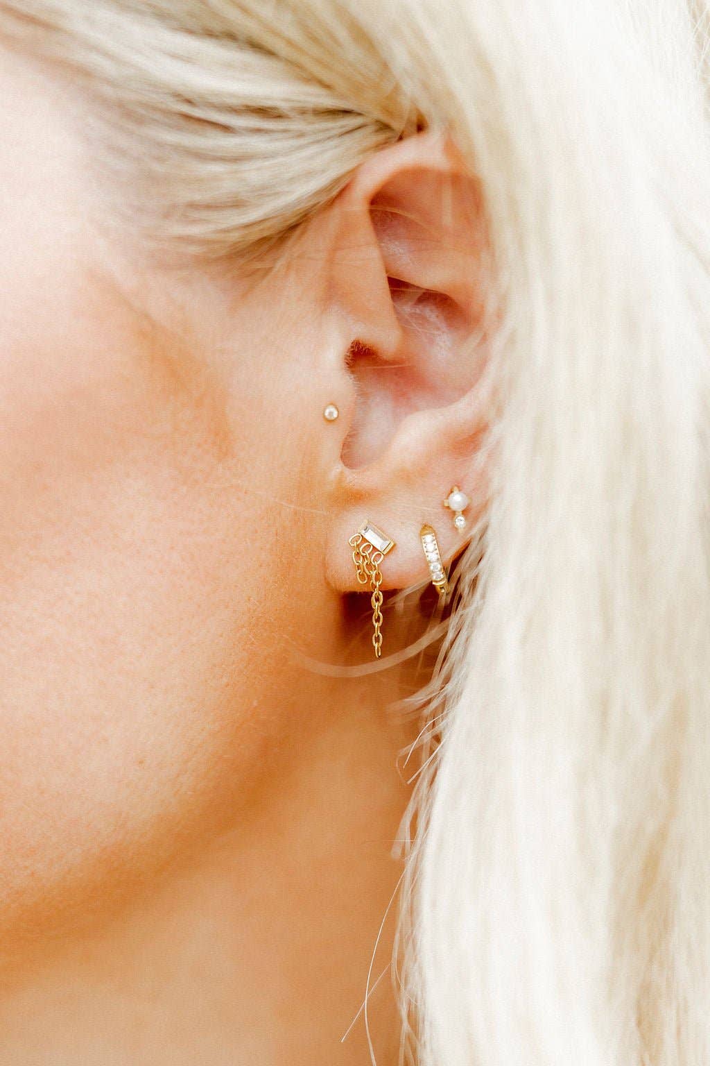 Screwback Stud Earrings - Becca