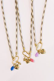 Happy Heart Cord Necklace 17-20”