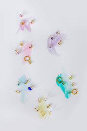 Screwback Stud Earrings - Whitney Pink Apple