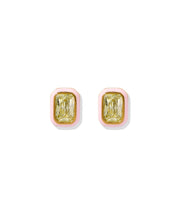 Screwback Stud Earrings - Whitney Pink Apple