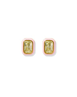 Screwback Stud Earrings - Whitney Pink Apple