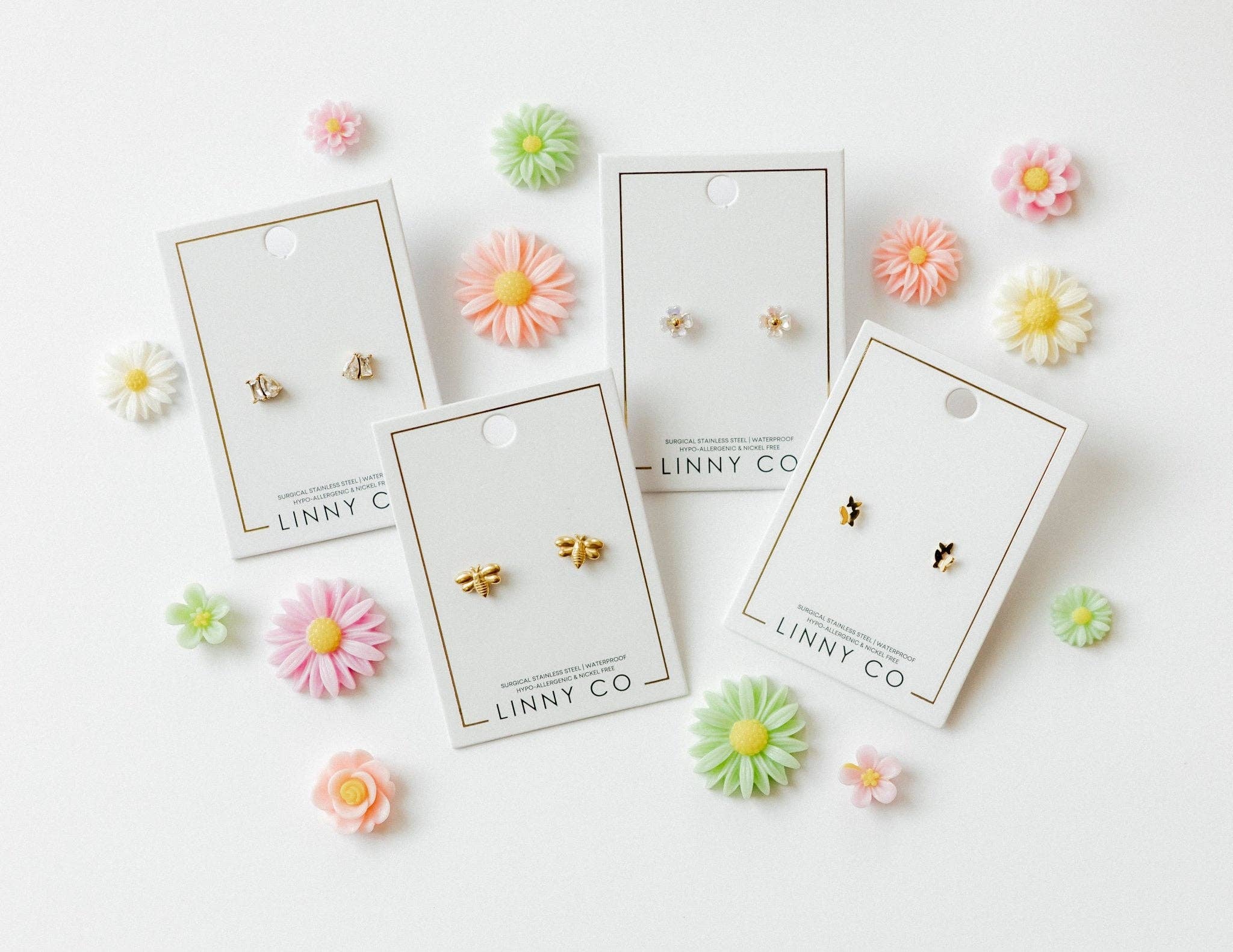 Screwback Stud Earrings - Maren